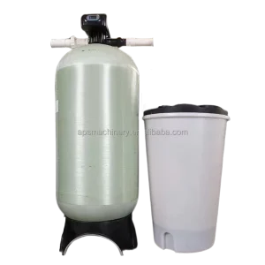 10000 L/hour 10 m³/hour Hard Water Softener Machine with Brine Tank