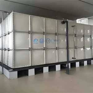 100000-Liter Square Sectional Fiberglass GRP Water Storage Tank