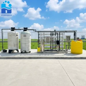 10000L H Reverse Osmosis System Large Scale Industrial RO Plant 10ton Per Hour Water Purification Machine