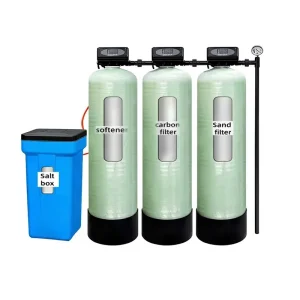 1000L/H Agricultural Softened Water Treatment Machine with Pump and Resin Water Softener 1 Year Warranty for Flower Planting