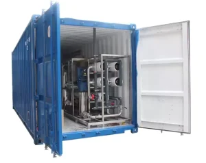 1000L/H Containerized Water Treatment Machine Seawater Reverse Osmosis Plant SWRO Water Filter Machine