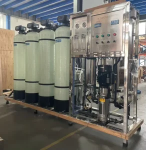 1000L/H Drinking Ice Cube Water Purifier Reverse Osmosis Treatment Machinery Borehole Well Water Softener Filter Iron Removal