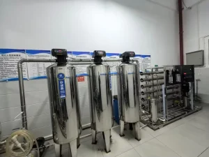 1000L/H Industrial Fully Automatic Commercial Water Treatment Equipment UF RO Drinking Water Filter Purification Plant with Pump