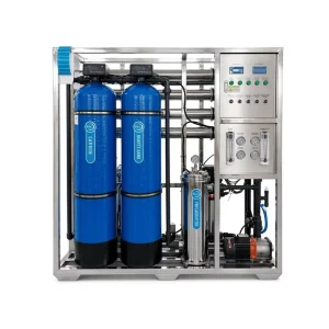 1000L/H Industrial Reverse Osmosis Water Purification Plant with 304 Stainless Steel RO Filter System PLC Engine Pump and Pressure Vessel