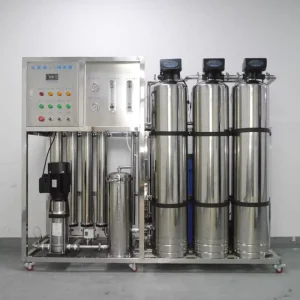 1000L Hour Reverse Osmosis System PLC Controlled Pump Desalination Water Treatment Plant