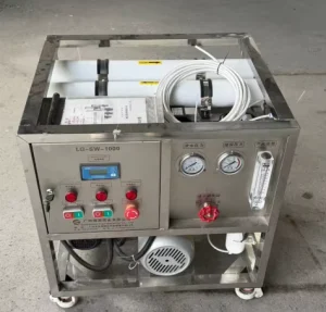 1000LPD RO Membrane Lithium-ion Sieve Pump Water Treatment Machinery for Ship Grade Seawater Desalination Systems 220V/380V