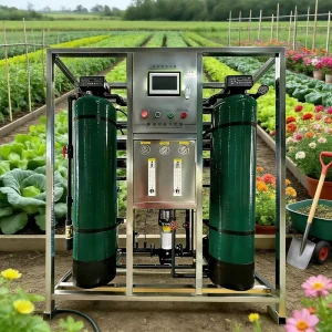 1TPH Greenhouse RO Irrigation System for Flower and Organic Vegetable Farms Automated Water Purification Solution Customizable