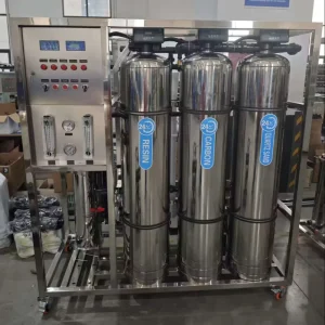 1000LPH Industrial RO Water Treatment System Reverse Osmosis Plant Stainless Steel Drinking Water Filter Machine PLC Pump