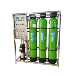 1000LPH PLC Controlled RO System Water Purification Machine Stainless Steel 304 Fully Automatic Treatment for Well Groundwater