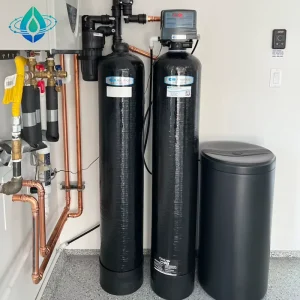 1000LPH Water Softening System Pressure Vessel Quartz Sand Activated Carbon Resin Filter Salt Box Precision Filter Engine Motor
