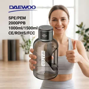 1000ml SPE PEM Hydrogen Water Kettle 2000ppb Hydrogen Water Pitcher Generator H2