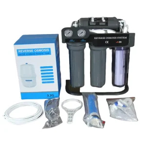 100GPD 7-Stage Electric Alkaline RO Water Purifier with Plastic Reverse Osmosis Filter System and Self-Cleaning