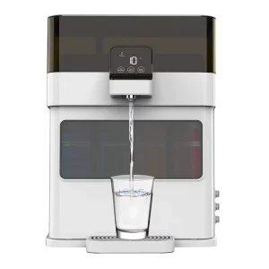 100GPD Electric Countertop 4 Stage Reverse Osmosis Plastic Water Filter System for Hotel and Household Use