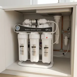 100GPD Electric Under-Sink Water Purifier with 7-Stage Reverse Osmosis System for Household and Hotel Use