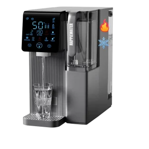 100GPD Portable Water Cooler Dispenser and Instant Hot RO System with Water Filters and Filter Lifetime Indicator for Home RV