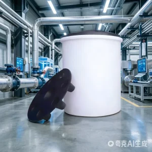 100L 70L White Round Brine Tank PE Salt Storage Tank for Industrial Water Softener System
