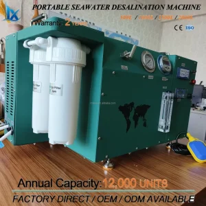 100LPH RO Water Treatment Machine Stainless Steel PLC Automatic Pure Water Purification for Drinking