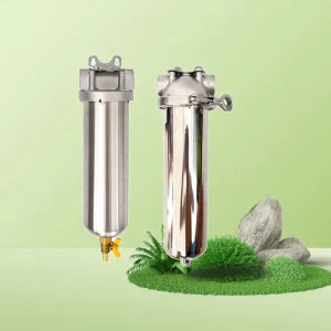 100μm Filtration 2.5*10″ Size Stainless Steel Primary Water Filter for Farm Irrigation Systems