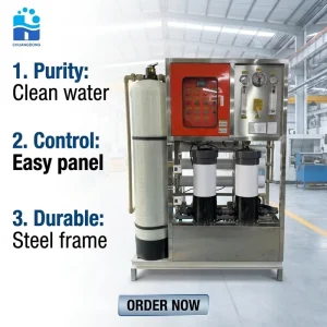 10T/D Industrial RO Water Purification Plant for Seawater Desalination