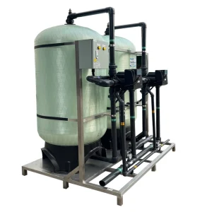 10TPH Industrial Pure Water Treatment System Salt-Free RO Membrane Core Equipment Water Softener