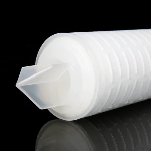 10inch 1micron pp Pleated Filter Cartridge for Water Treatment / Biopharmaceutical / Beverage