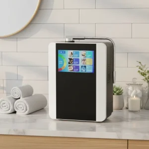 11-Plate Platinum-Coated Alkaline Water Ionizer, pH 4.5-10.5