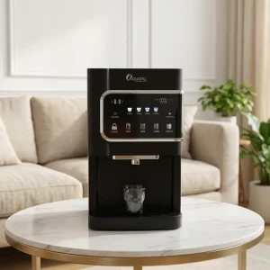110V Countertop Water Filter Dispenser 3 Tap Direct Piping Hot Cold Normal and Boiled Water Hotel Electric Desktop Installation