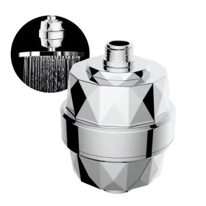 12 Stages Shower Head Filter Plastic Powerful Chlorine Remove Revitalizing Shower Filter for Hard Water Remove