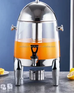 12L Cold Beverage Juice and Coffee Dispenser Stainless Steel
