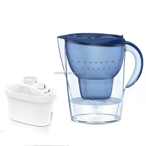 14 Cup BPA Free Premium Water Purifier Jug Pitcher 3.5L Activated Carbon Filter Element Manual Portable Household Outdoor Use