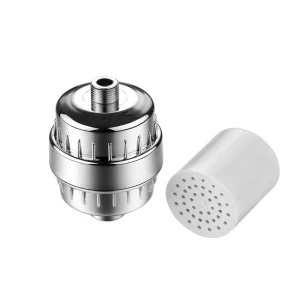15 Stage High Output Kdf Vitamin C Clean Shower Water Filter to Remove Chlorine Skincare Softened Water Shower Filter