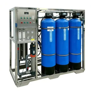 1500 LPH Drinking Water Filter Plant and Reverse Osmosis Water Treatment System with Pump