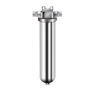 15000L H 20 Inch 40 Micron 316 Stainless Steel Prefilter Non Electric Whole House Water Pre Filter for Industrial Use
