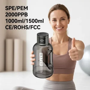 1500ml SPE PEM Hydrogen Water Machine 2000ppb Hydrogen Water Pitcher Kettle Generator CE