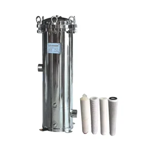 150psi Stainless Steel Multi Cartridge Filter Housing for Large Scale Water Purification