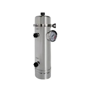 159-5000L Stainless Steel Vertical Ultrafiltration Water Purifier Manual Self-Cleaning Commercial Outdoor Water Filter