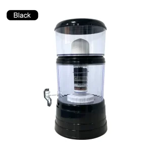 16L 6-Stage Manual Household Desktop Gravity Water Filter Purifier with Mineral Filter Pot
