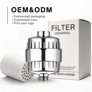 18 Stage Shower Water Filter With KDF-55 Cartridge For Bathroom Shower
