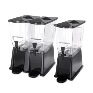 19L 22L Large Transparent Plastic Cold Water Bucket Pot with Tap for Restaurant Beverage Dispenser and Lemon Juice Dispenser