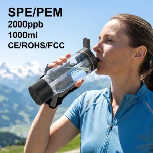 1L SPE PEM Hydrogen Water Machine 2000ppb Hydrogen Water Pitcher Kettle