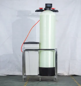 1T 500 L/Hour Boiler Water Softening Plant with RO Membrane Pump Motor and PLC Engine, Manufacturing Plant