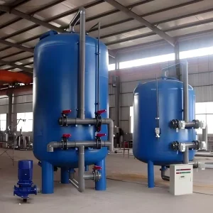 1T H 100T H Manganese Sand Filter for High Iron Groundwater Treatment Applications