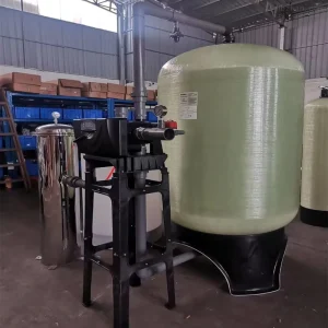 1T/H-4T/H High Flow Industrial Water Softener Machine for Manufacturing and Process Water