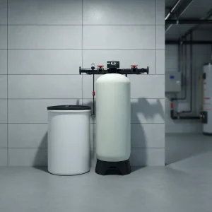1T Industrial Automatic Water Softening System with Filter Media 1 Year Warranty