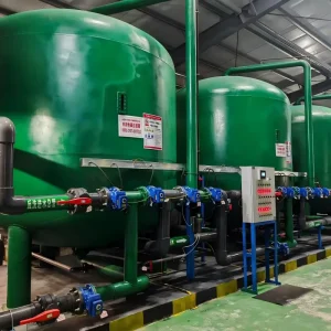 1TPH-10TPH Automatic Quartz Sand Filtration System for Groundwater Pretreatment
