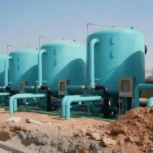 1TPH-10TPH Industrial Quartz Sand Filter for Cooling Tower Makeup Water Filtration