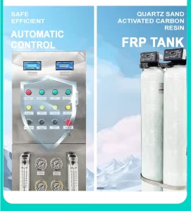 1TPH Greywater Recycling Wastewater Reuse Reverse Osmosis Treatment Unit