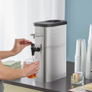 2 3 4 5 Gallons Slim Insulated Commercial Stainless Steel Drinks Dispenser Water Tea Beverage Coffee Juice Dispenser