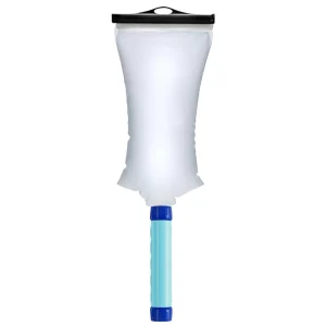 2 L TPU Thread Outdoor Portable Emergency Gravity Water Filter Purifier Bag for Camping