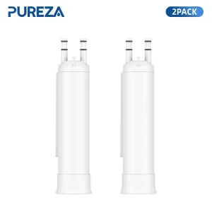 2-Piece Z062 Refrigerator Water Filter Compatible with FPPWFU01 Activated Carbon Chlorine Reduction Filter